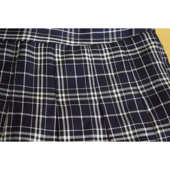Wild Honey Womens Sz Sm Schoolgirl Uniform Pleated Mini Skirt Academia Emo Goth - Picture 2 of 6